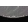 Veil - Clear Beaded Trim - Multi Layers  - 38" - VL-V50187IV